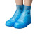 希万辉 防滑耐磨TPE均码雨鞋户外登山防水雨鞋套时尚一体中筒鞋套A 蓝色 女均码34-44