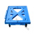 ONEVAN物流箱加厚特大号塑料筐周转箱工具箱收纳箱塑料框 4号物流车(蓝色) 加固型 蓝色
