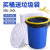 厨房垃圾桶大号带盖商用容量加厚公共户外环卫塑料工业圆形桶 60L白色带盖送袋子