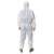3M 4515 白色带帽连体防护服 防尘化学农药喷漆实验室防护服-M码  1件 