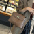 酷奇袋鼠（KUQIDAISHU）包包2023新款真皮手提包女士质感软牛皮手拎包大容量单肩斜挎女包 咖啡色