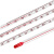 众戈 红水温度计高精度带刻度玻璃棒式温度表室内水温计0-100℃