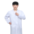 白大褂男长袖医生服短袖实验服大学生护士工作服防护服 短袖-涤卡（厚款） XL