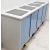 定制适用ABS医院分类垃圾柜配件桶定制脚踩传动配件医院处置室垃圾柜 内嵌式-不锈钢原色-全套配
