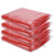 祥利恒商用彩色大号垃圾袋 分类袋 加厚塑料平口袋 红色(50个) 120*140cm