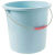 定制适用适合大水桶塑料桶大号洗澡桶子洗衣拖布桶拖把拖地桶小水桶储水桶 北欧绿20L