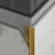 维诺亚铝合金直角收边条海棠角包边收口阳角瓷砖金属装饰大理石仿不锈钢 SK1252哑光黑 2.5米/条