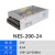 MIWV MEVG WALL明伟NES系列24v12v5v开关电源50w100w350w电源35-4 NES-200-24