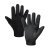 鸣固 保暖手套 冬季加绒可露趾手套 黑色加绒款 MG-SB-8743-0