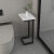卫生间置物架窄边柜浴室厕所洗手间坐便器夹缝小收纳架子 CTG06白25*45*54 整装发货