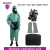 防化服高品 防核辐射尘服 带面罩连体 防核污水酸雨 切尔诺贝利同 M码 全套带面具 鞋码38-40