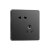 黑色开关插座面板821大板一开五孔10A带USB三孔16A 双USB五孔