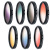 一叶兰 单反相机渐变镜适用于尼康佳能索尼37/43/49/58/67/7782相机圆形摄影滤镜渐变镜 58mm 自由搭配三色下单备注颜色或者联系客服