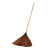懒人魔法单个高粱扫把大扫帚小帚笤帚手工棕扫帚天然植物清洁 三角架塑料丝木杆