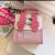 Hello Kitty2023新款原创超甜多巴胺剑桥包可爱小众撞色单肩包少女斜挎小方包 粉色包包【含包包装饰】
