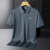 NK运动短袖T恤夏季修身男POLO薄款透气高尔夫网球翻领上衣年 雾蓝白色 M建议80105斤