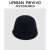 URBAN REVIVO秋冬新款女士时髦经典百搭呢子渔夫帽UAWA30223 黑色 F