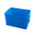 适用物流周转箱长方形大号加厚养龟鱼缸加高收纳带盖塑料储物胶箱  白 400-200箱45*33.5*21cm