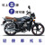 柳阳国产可上蓝牌老年人轻便燃油助力代步两轮摩托车70款110排量 22款 蓝色（可上蓝牌）