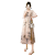 龙觇2024夏季新款改良汉服中国风孕妇连衣裙 8137 图片色 XL
