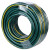 海斯迪克 PVC软管增强塑胶牛筋排水管墨绿色 6分50米 HKCL-734
