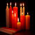 筑采（ZHUCAI）红白蜡烛 应急照明停电应急防灾无烟无味焟烛 白色无烟2.0×20cm(60个)