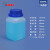 化科 实验室用 大口塑料分装方形瓶 固体粉末瓶包装瓶试剂瓶 500ml半透明-蓝盖款配内盖16个