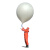 沸耐笙 FNS-19677 探空气象气球【本色】 600克 1件