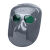 电焊防护面罩 焊工墨镜电焊眼镜氩弧焊烧焊二保焊防烤脸护脸面具 单独黑色眼镜 5副不含面罩