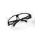 电焊眼镜 209打磨防尘防沙防风劳保焊接透明飞溅抛光 灰色