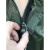 单人雨衣男女通用墨绿色便携式武汉分体雨衣户外运动垂钓雨披工业品 L 175/96