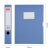 齐心(Comix)10个装55mm档案盒板材厚度1mmA4文件盒加厚粘扣资料盒蓝色 HC-55-10 55mm 经典款