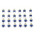 蓝白可调电阻器卧式立式可变10K 1K2K1M 20/50 100欧500 102 203 立式 50K(503)蓝白可调电阻10个