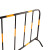 市政防护防撞栏铁马护栏交通道路马路公路基坑隔离栏临时施工围栏 加长黑黄带挡板