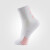 川崎（KAWASAKI）专业羽毛球袜篮球跑步运动袜透气包裹减震加厚毛巾底女款中袜KW-Q247 白色(三双装) 均码 