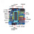 (散件)51单片机开发板套件小电工学习板电子模块焊接实训 USB转D型口数据线 长1米