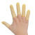 沃科博 劳保一次性乳胶工业手指套米黄指套均码（500克/包 约780个）/包