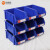 科瑞尼 JZKZL-01B蓝色组立零件盒方孔挂板盒子通用挂式零件盒PP材质