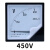 直流电压表指针式电流表仪表42C3-V A直流数字电量表电压表头 450V
