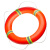 救生圈船用实心泡沫反光塑料大人pvc紧急应急防汛救生圈 不锈钢救生杆6.5米