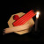 久臻 ZYJ33  应急照明蜡烛 直杆长蜡烛 停电应急照明蜡烛十支装  红色 1.8x18cm