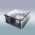 西门子防水盒防溅盒黑白金灰卫生间室外厨房透明ip55户外防护罩 白色