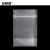 安赛瑞 实验室样品袋 透明自立自封袋（100个装）PET密封袋封口袋拉骨袋自立包装袋 20×30+4cm 601085