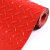 小拾哥 pvc塑料地垫 防水防滑地垫塑料垫网格地垫地毯 加密加厚款 绿色5.0厚1.6m*1m