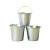 稳斯坦 圆形白皮铁桶 15L 镀锌桶 清洁加厚手提水桶 WL-008