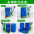上海油桶搬运车载重350kg千克搬运车 液压手动化工铁桶塑料油桶20 上托盘款铁塑桶通用载重350KG升