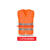 反光背心安全监理建筑消防员网布汽车工地黄衣条透气 马甲两线橘色