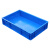 SMVP加厚塑料框周转箱长方形塑料箱胶框五金工具盒收纳盒零件盒物料盒 EU4615L#箱(蓝)600*400*150MM