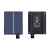 定制太阳能板led彩灯灯串插电控制器装饰灯配件变压器光伏板 新款智能太阳能板-输出24V