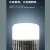 亚明照明 车间厂房照明灯E27铝材鳍片球泡-【80w】-白光